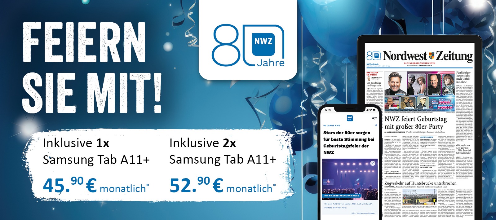 Neu: ePaper inklusive zwei Samsung Tab A11+