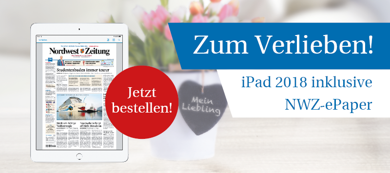Valentinsangebot: NWZ-ePaper inkl. iPad (2018)