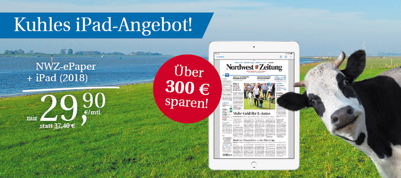 Spezialangebot: NWZ-ePaper inkl. iPad (2018)