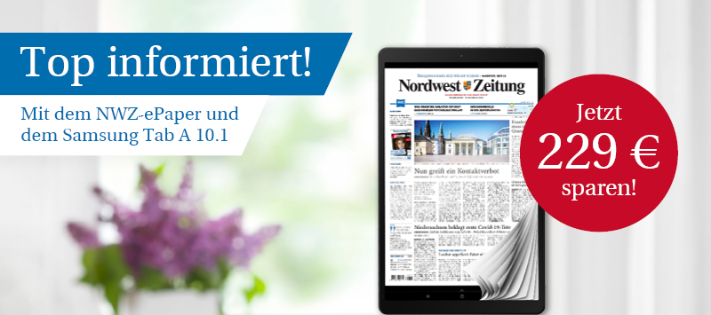 NWZ ePaper inkl. Samsung Galaxy Tab A 10.1